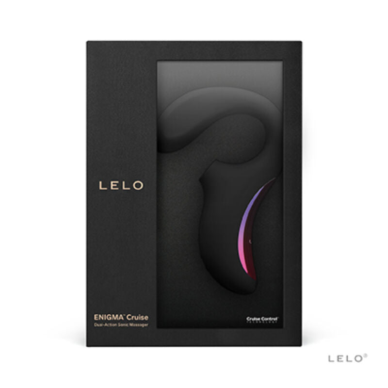 LELO - ENIGMA CRUISE DOUBLE STIMULATION SONIC MASSAGER BLACK