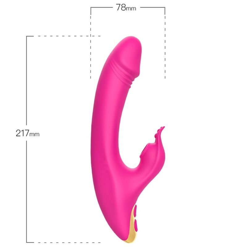 ARMONY - LOVE CLITORIS & G-SPOT SUCTION CUP FUCHSIA