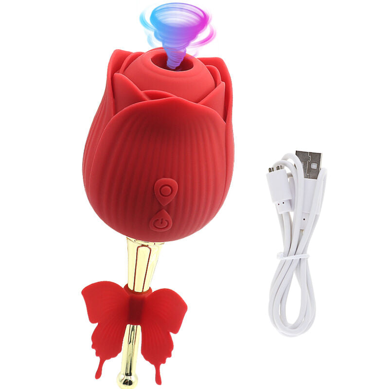 ARMONY - BUTTERFLY FLOWER SUCTION RED
