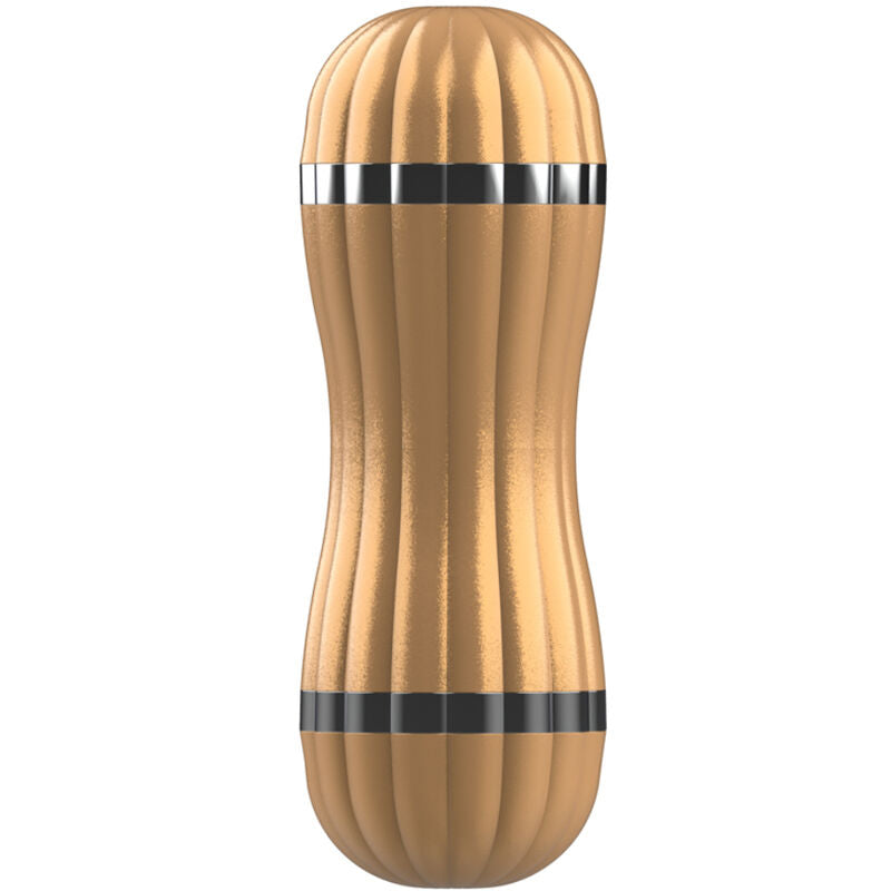 ARMONY - BEVIS DOUBLE MASTURBATOR VAGINA & MOUTH WITHOUT VIBRATION GOLD