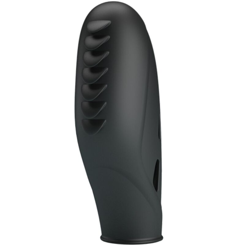 PRETTY LOVE - GILO SILICONE FINGER VIBRATOR BLACK