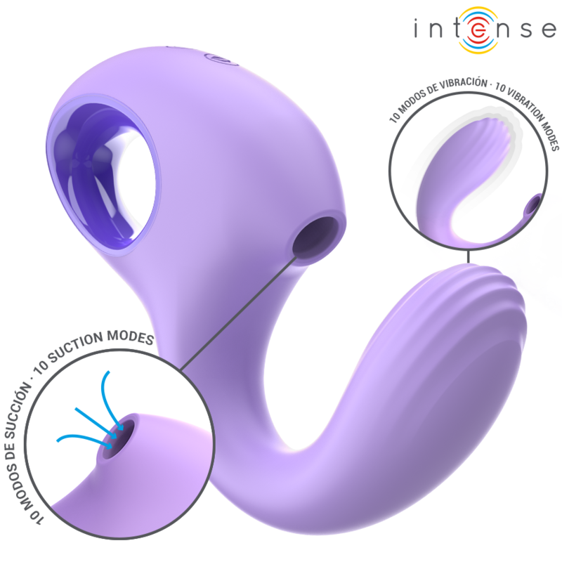 INTENSE - BAXTER VIBRATOR & STIMULATOR VIOLET