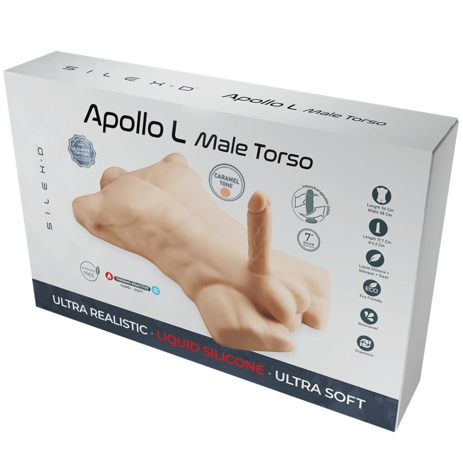 SILEXD - APOLLO L REALISTIC MALE TORSO CARAMEL