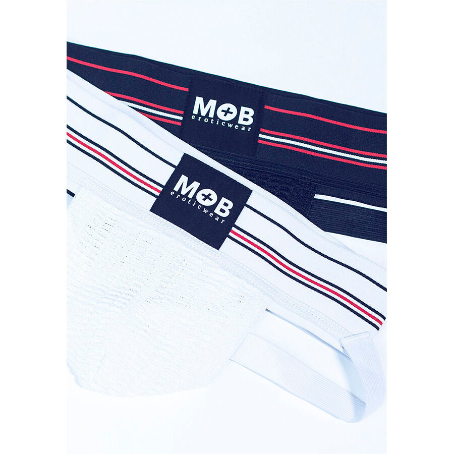 MOB - CLASSIC WHITE THONG SIZE M