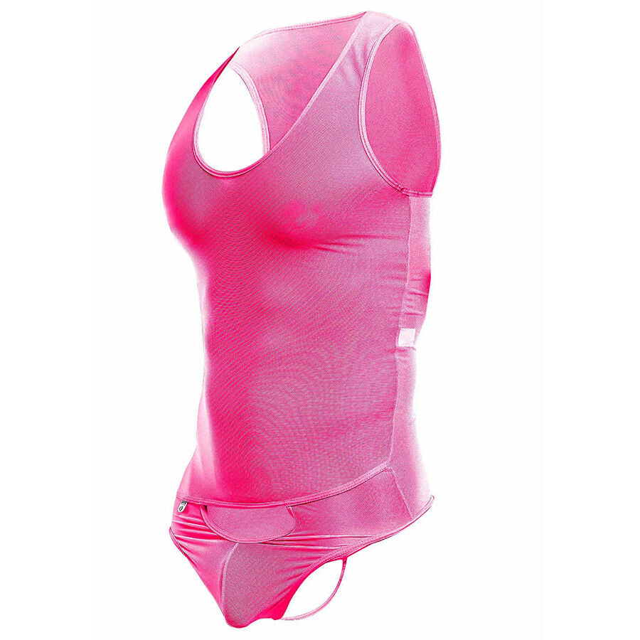 MOB - TRANSPARENT PINK BODYSHEER SIZE S/M