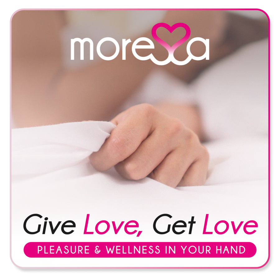 MORESSA - BRAD PREMIUM SILICONE RECHARGEABLE BLACK
