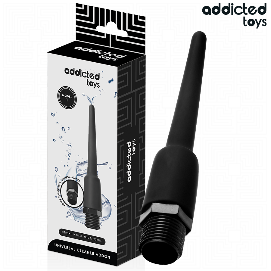 ADDICTED TOYS - ANAL CLEANER WITH UNIVERSAL ADAPTER MODEL 1
