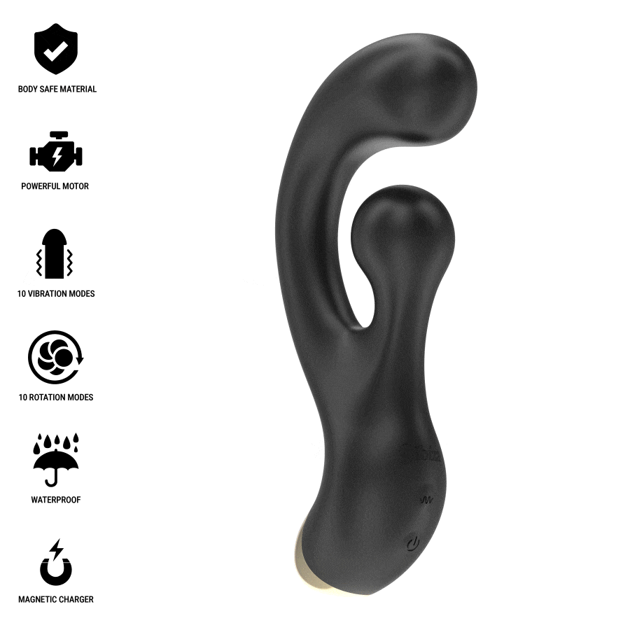 IBIZA - VIBRATING & ROTATING STIMULATOR