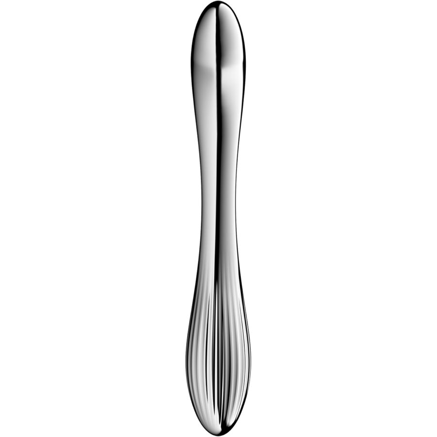 SATISFYER - PURE GRAVITY 1 STAINLESS STEEL DOUBLE-ENDED DILDO