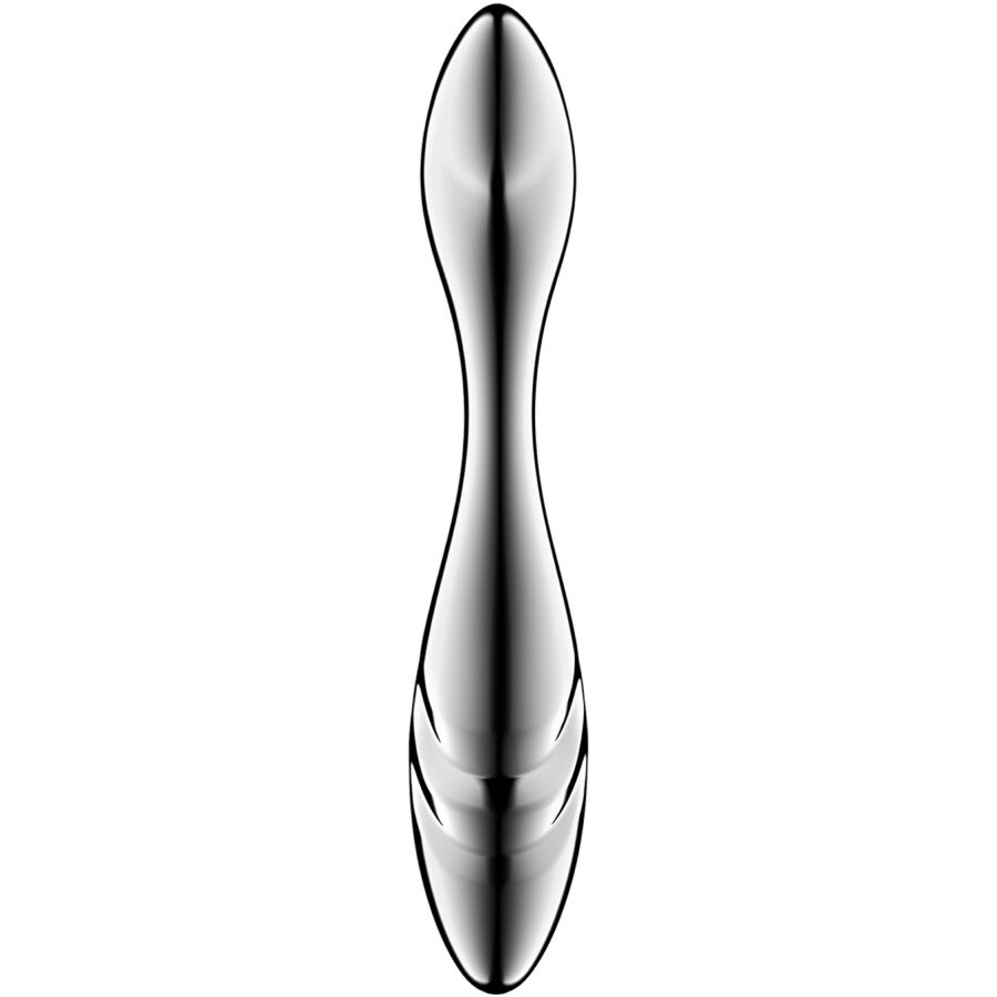 SATISFYER - PURE GRAVITY 3 STAINLESS STEEL DOUBLE-ENDED DILDO