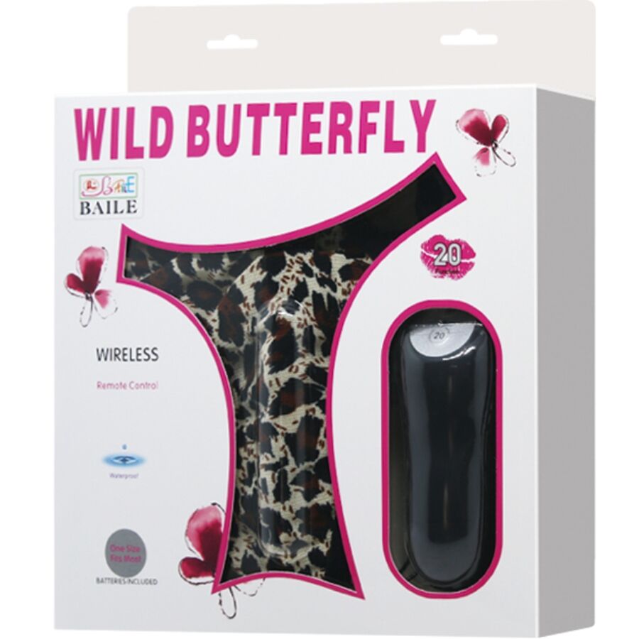 BAILE - THONG WITH VIBRATING BULLET AND REMOTE CONTROL BLACK